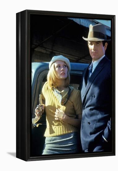 Bonnie and Clyde 1967 Directed by Arthur Penn Faye Dunaway and Warren Beatty-null-Framed Stretched Canvas