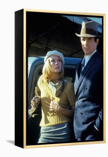 Bonnie and Clyde 1967 Directed by Arthur Penn Faye Dunaway and Warren Beatty-null-Framed Stretched Canvas