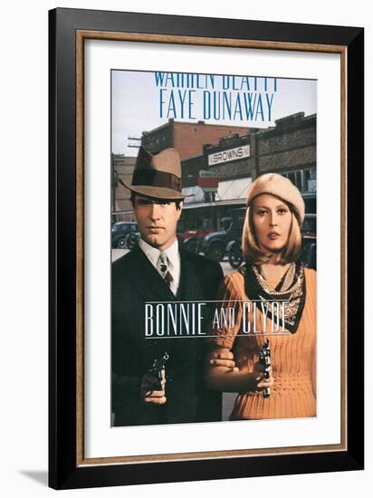 Bonnie and Clyde, 1967-null-Framed Art Print