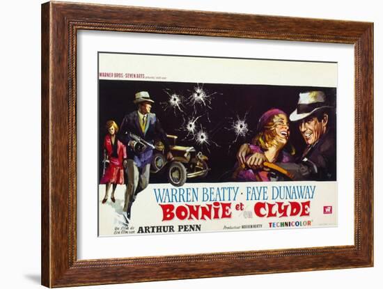 Bonnie and Clyde, (AKA Bonnie Et Clyde), 1967-null-Framed Art Print