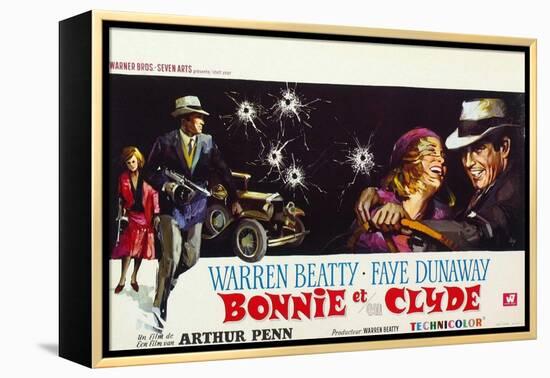 Bonnie and Clyde, (AKA Bonnie Et Clyde), 1967-null-Framed Stretched Canvas