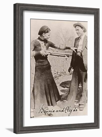 Bonnie and Clyde I-null-Framed Giclee Print