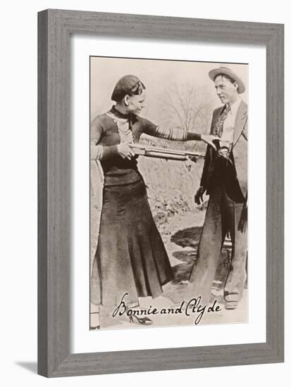 Bonnie and Clyde I-null-Framed Giclee Print