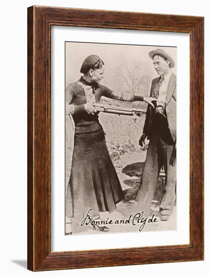 Bonnie and Clyde I-null-Framed Giclee Print