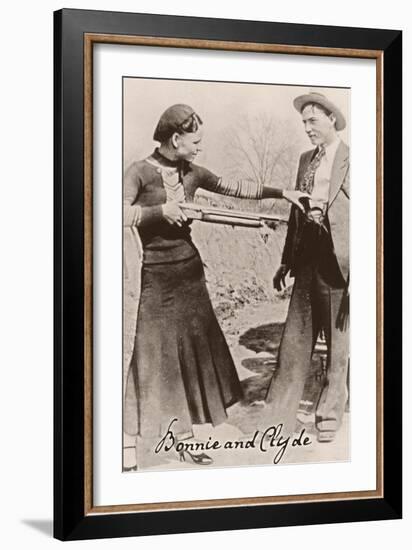 Bonnie and Clyde I-null-Framed Giclee Print