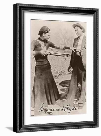 Bonnie and Clyde I-null-Framed Giclee Print