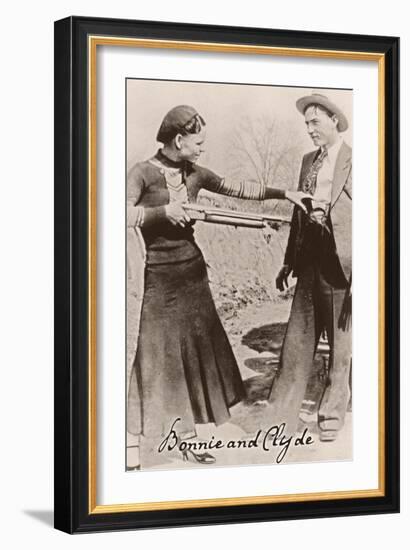 Bonnie and Clyde I-null-Framed Giclee Print