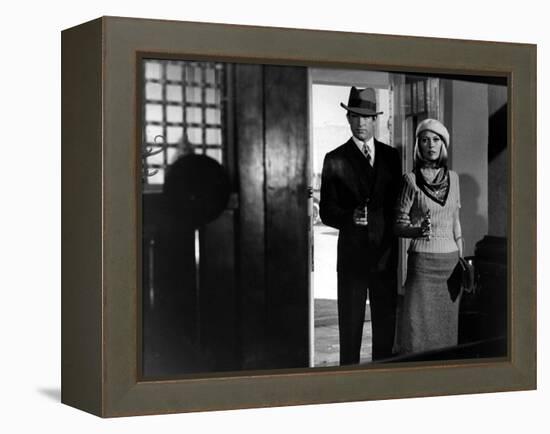 Bonnie and Clyde, Warren Beatty, Faye Dunaway, 1967-null-Framed Stretched Canvas