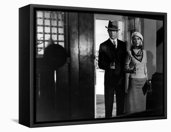 Bonnie and Clyde, Warren Beatty, Faye Dunaway, 1967-null-Framed Stretched Canvas