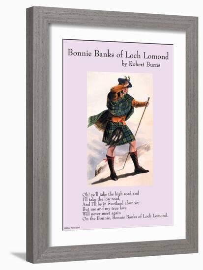 Bonnie Banks of Loch Lomond-null-Framed Art Print