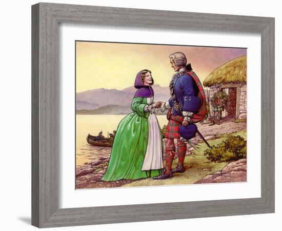 Bonnie Prince Charles and Flora Macdonald-Pat Nicolle-Framed Giclee Print