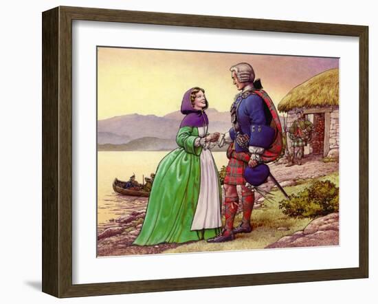 Bonnie Prince Charles and Flora Macdonald-Pat Nicolle-Framed Giclee Print