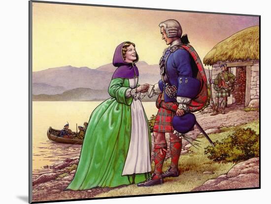 Bonnie Prince Charles and Flora Macdonald-Pat Nicolle-Mounted Giclee Print