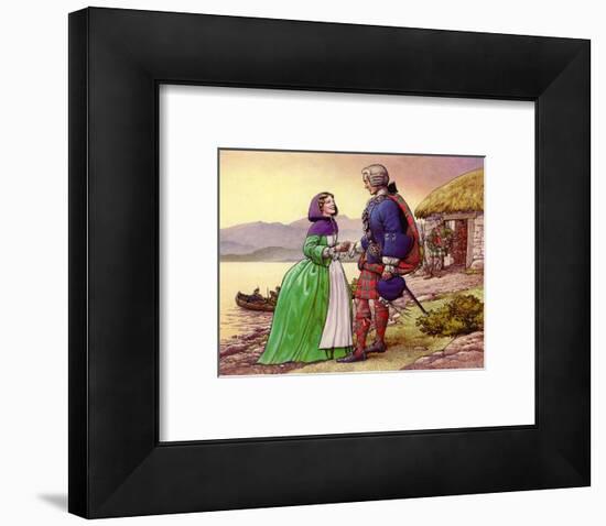 Bonnie Prince Charles and Flora Macdonald-Pat Nicolle-Framed Giclee Print