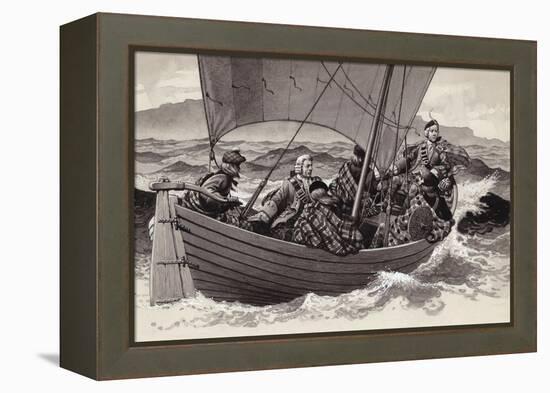 Bonnie Prince Charlie Sets Out for the Isle of Skye-Pat Nicolle-Framed Premier Image Canvas