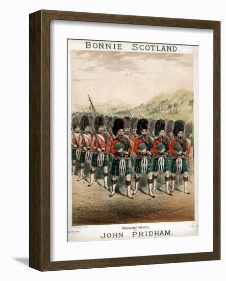 Bonnie Scotland, Sheet Music Cover, C1860-T Packer-Framed Giclee Print