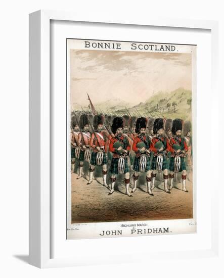 Bonnie Scotland, Sheet Music Cover, C1860-T Packer-Framed Giclee Print