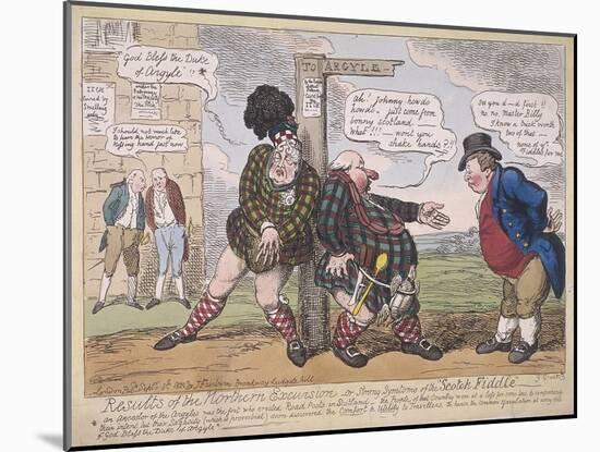 Bonnie Willie, 1822-George Cruikshank-Mounted Giclee Print