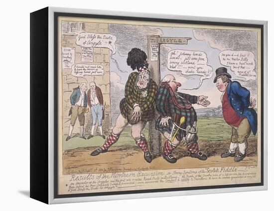 Bonnie Willie, 1822-George Cruikshank-Framed Premier Image Canvas