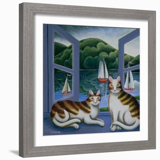 Bonny and Clyde-Jerzy Marek-Framed Giclee Print