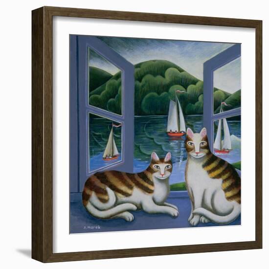 Bonny and Clyde-Jerzy Marek-Framed Giclee Print