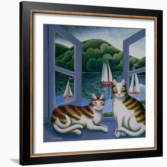 Bonny and Clyde-Jerzy Marek-Framed Giclee Print