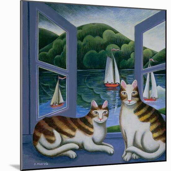 Bonny and Clyde-Jerzy Marek-Mounted Giclee Print