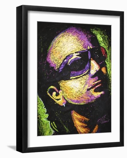 Bono Drip 002-Rock Demarco-Framed Giclee Print