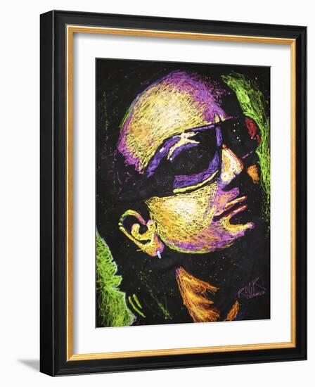 Bono Drip 002-Rock Demarco-Framed Giclee Print