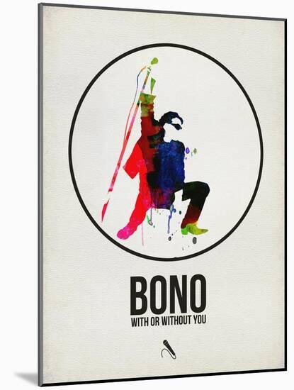 Bono Watercolor-David Brodsky-Mounted Art Print