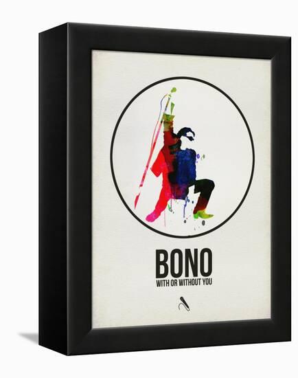 Bono Watercolor-David Brodsky-Framed Stretched Canvas