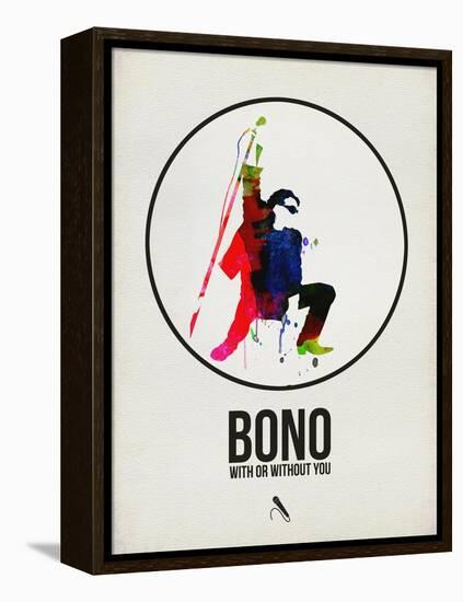 Bono Watercolor-David Brodsky-Framed Stretched Canvas