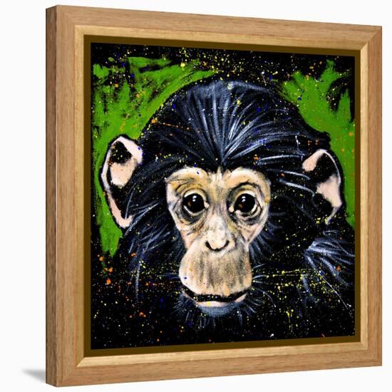 Bonobo Monkey-null-Framed Stretched Canvas