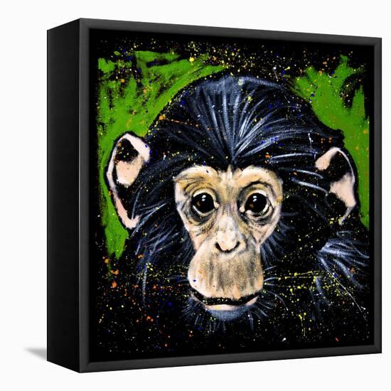 Bonobo Monkey-null-Framed Stretched Canvas