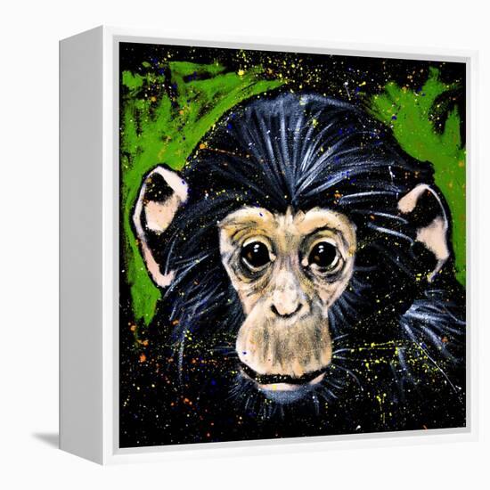 Bonobo Monkey-null-Framed Stretched Canvas