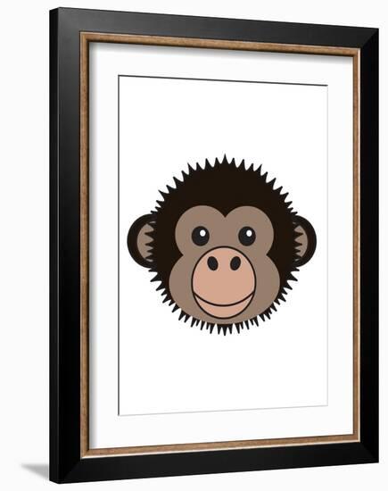 Bonobo-null-Framed Art Print