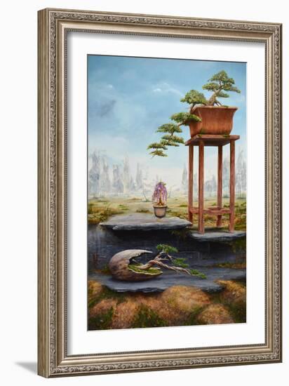 Bonsai Fantasy, 2016 (Oil on Canvas)-Trevor Neal-Framed Giclee Print