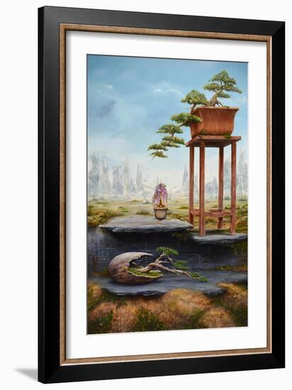 Bonsai Fantasy, 2016 (Oil on Canvas)-Trevor Neal-Framed Giclee Print