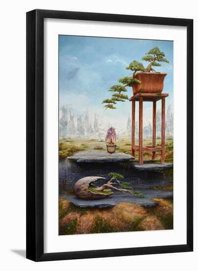 Bonsai Fantasy, 2016 (Oil on Canvas)-Trevor Neal-Framed Giclee Print