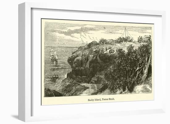 Booby Island, Torres Strait-Harden Sidney Melville-Framed Giclee Print