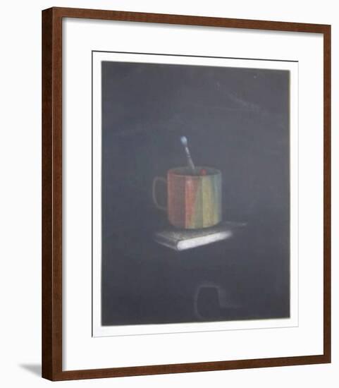 Book and Cup-Tomoe Yokoi-Framed Collectable Print