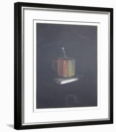 Book and Cup-Tomoe Yokoi-Framed Collectable Print