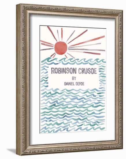 Book Club - Crusoe-Kristine Hegre-Framed Giclee Print