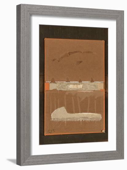 Book Cover 21-Qasim Sabti-Framed Art Print