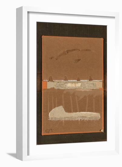 Book Cover 21-Qasim Sabti-Framed Art Print