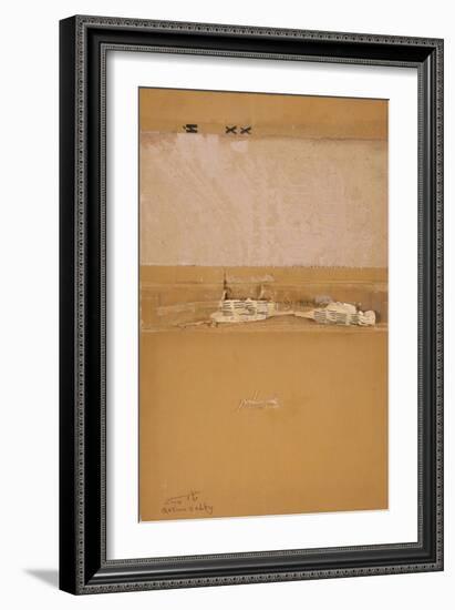 Book Cover 26-Qasim Sabti-Framed Art Print