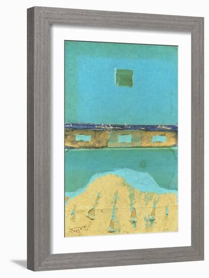 Book Cover 2-Qasim Sabti-Framed Art Print