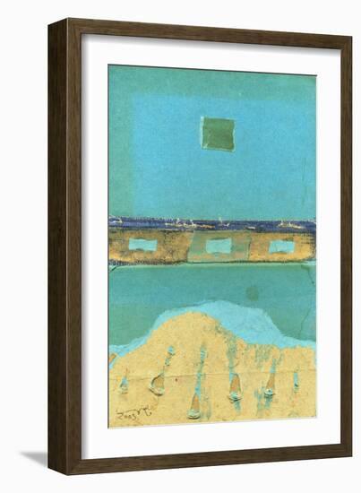 Book Cover 2-Qasim Sabti-Framed Art Print