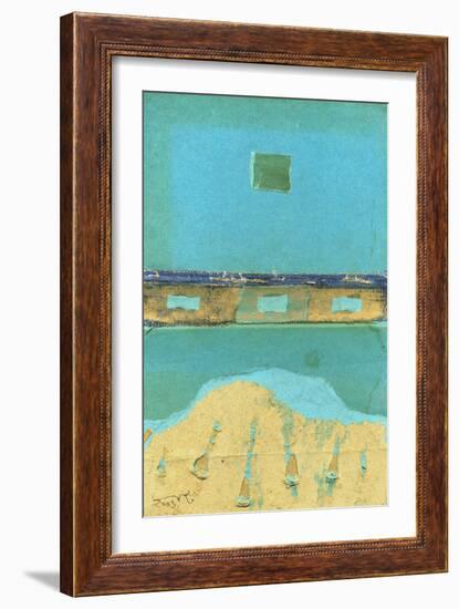 Book Cover 2-Qasim Sabti-Framed Art Print