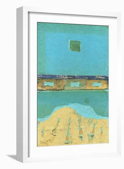 Book Cover 2-Qasim Sabti-Framed Art Print